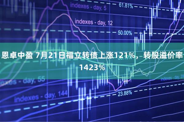 恩卓中盈 7月21日福立转债上涨121%，转股溢价率1423%