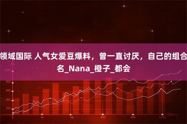 领域国际 人气女爱豆爆料，曾一直讨厌，自己的组合名_Nana_橙子_都会